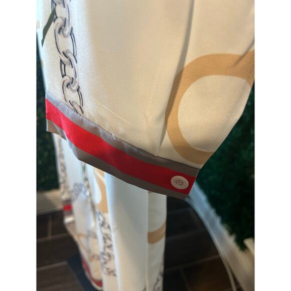 Chain Link Oversized Maxi Shirt Dress - Size L - NWT - Picture 5 of 7